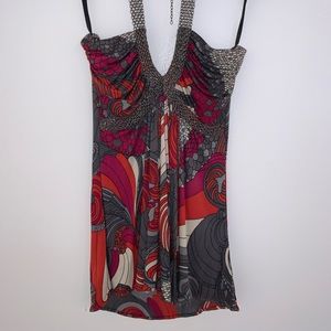 Sky top with Chain Detail